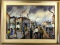 Phaswane David Mogano Framed Watercolour