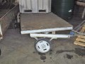 Silver Platform Trailer
